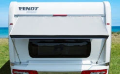 Berger Wachau Fenstermarkise Grau, Blau