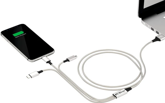 Berger 3-in-1 USB-Ladekabel Zu Micro-USB / Lightning / USB-C 1,2 M 3 Berger 3-in-1 USB-Ladekabel Zu Micro-USB / Lightning / USB-C 1,2 M – Bild 2