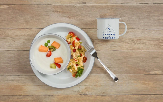 Berger Trekking Geschirr-Set Mit Emaille-Beschichtung 3-tlg. 3 Berger Trekking Geschirr-Set Mit Emaille-Beschichtung 3-tlg.