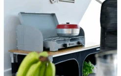 Berger 2-flammiger Gaskocher Silber, Grau 4,6 Kw Ohne Zündsicherung -Zelte Store 797762 5231432